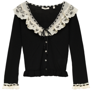 AUBRIELLE CARDIGAN -- BLACK