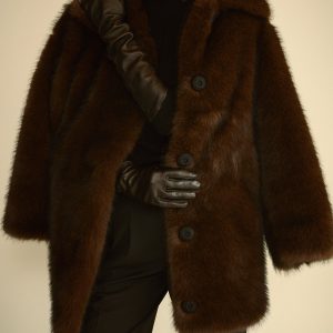 VERDI OPERA GLOVES -- BLACK LEATHER