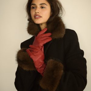 VERDI OPERA GLOVES -- RUBINO LEATHER